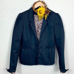 Peplum Fitted Blazer by H&M w Puffed Sleeves 🌟